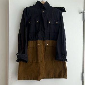 JCrew Two Tone Hooded Jacket